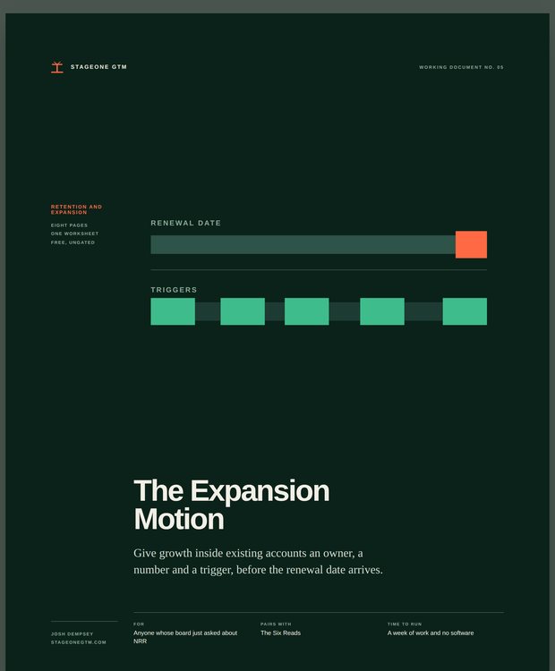 Cover of The Expansion Motion